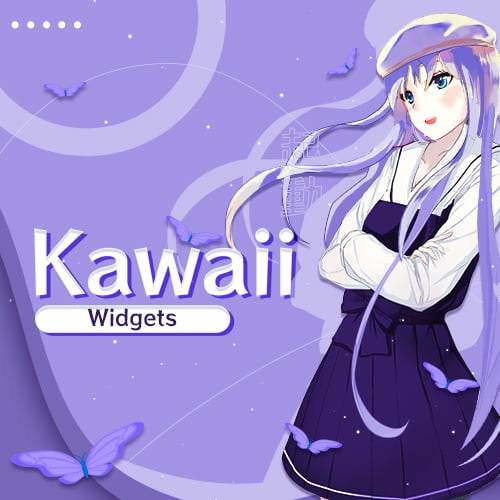 Kawaii Anime Streamlabs Widgets Thumbnail