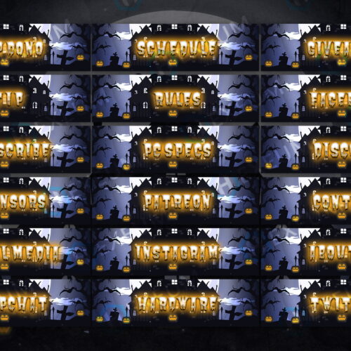 Halloween Twitch Panels