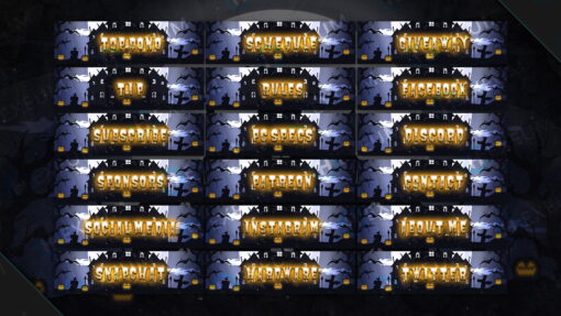 Halloween Twitch Panels
