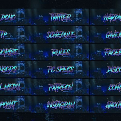 City Twitch Panels
