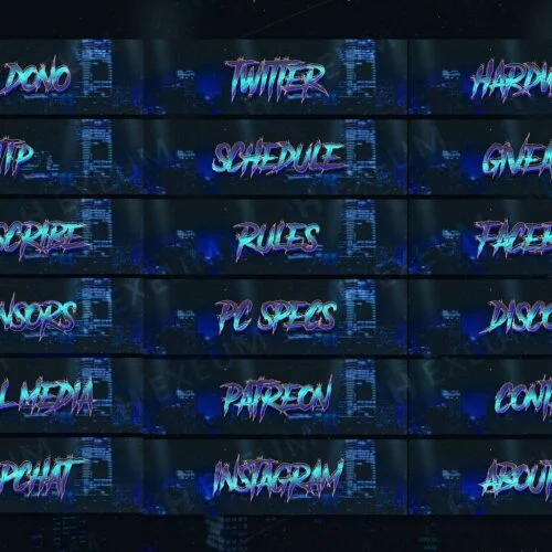 City Twitch Panels