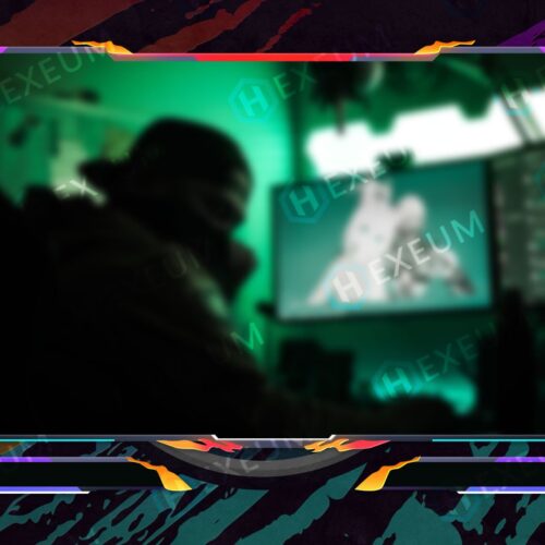 Multicolored Webcam Overlay