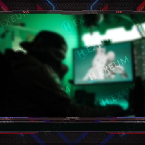 Neon Webcam Overlay