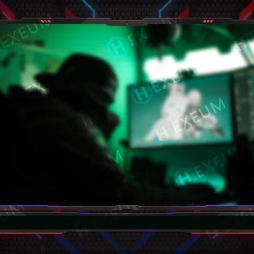 Neon Webcam Overlay
