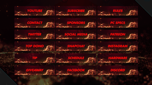 Inferno Particle Twitch Panels