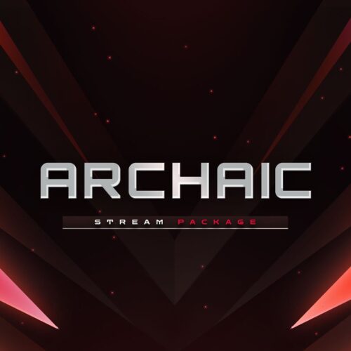 Archaic Red Twitch Layout Thumbnail