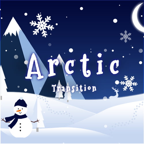 Arctic Christmas Twitch Transition Thumbnail
