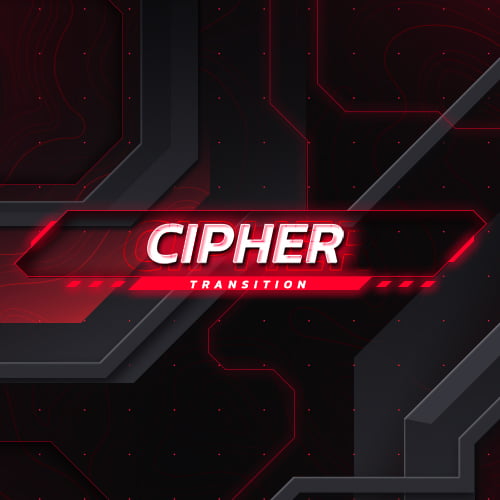 Cipher Red Twitch Transition Thumbnail