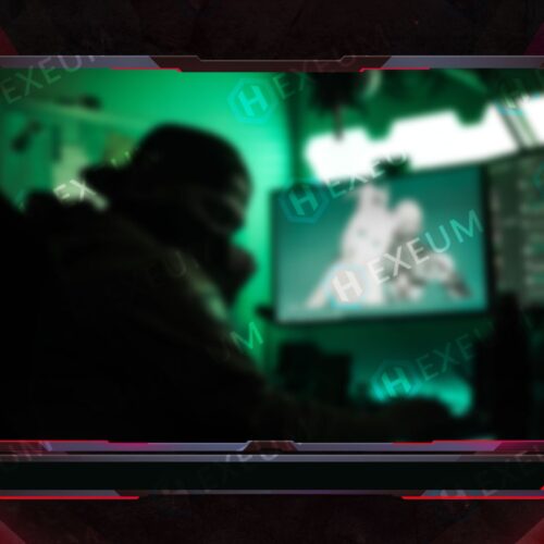 Red Webcam Overlay
