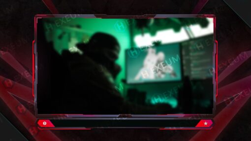 Red Webcam Overlay
