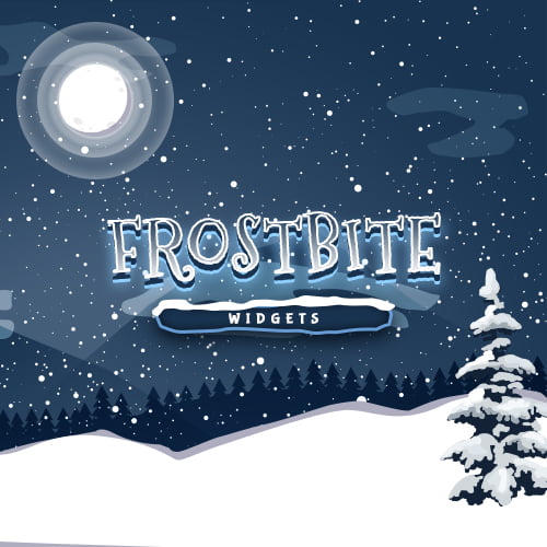 Frostbite Christmas Streamlabs Widgets Thumbnail