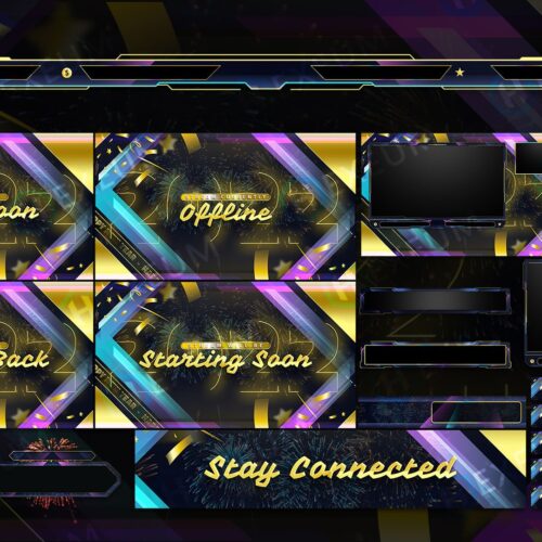 New Year Twitch Overlay