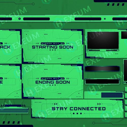 call of duty twitch overlay package stream layout