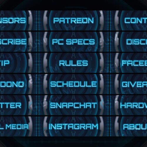 Halo Twitch Panels
