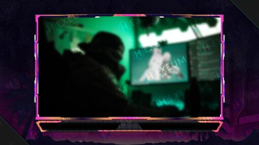 Synthwave Webcam Overlay