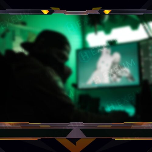 Orange Webcam Overlay