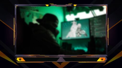 Orange Webcam Overlay