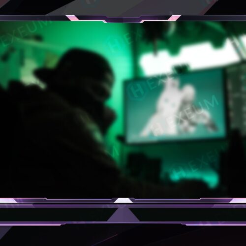 Pink Webcam Overlay