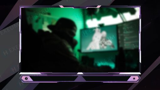Pink Webcam Overlay