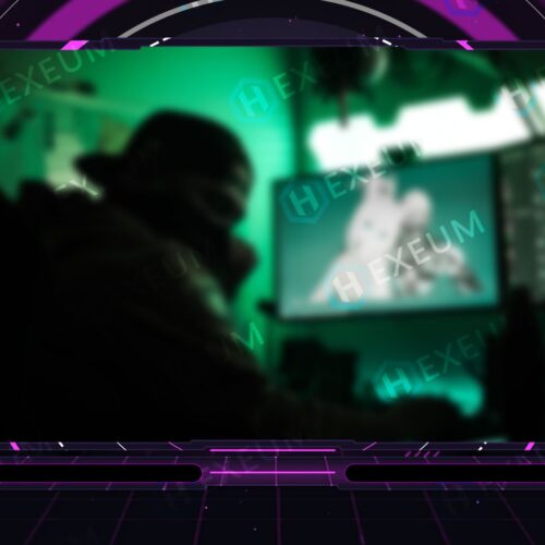 Pink Webcam Overlay