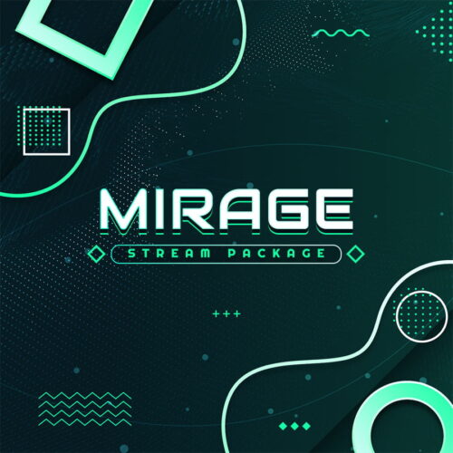 Mirage Green Animated Twitch Package Thumbnail