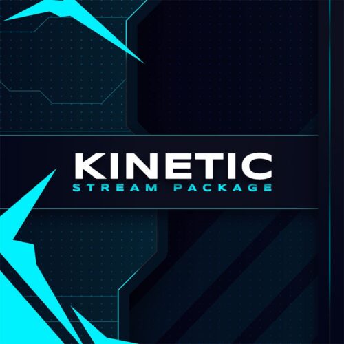 Kinetic Blue Animated Twitch Package Thumbnail