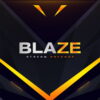 Blaze Orange Animated Twitch Package Thumbnail