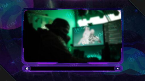 Sci-fi Webcam Overlay