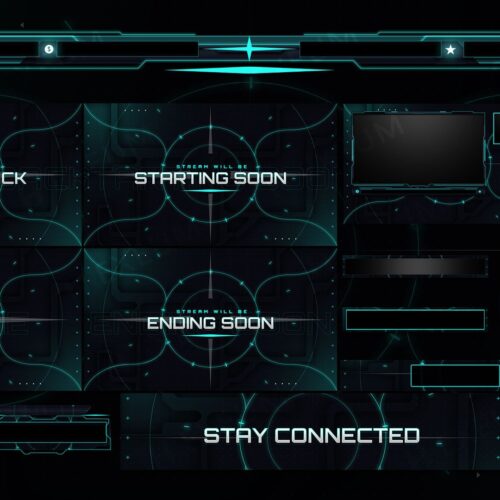 hud twitch overlay stream layout