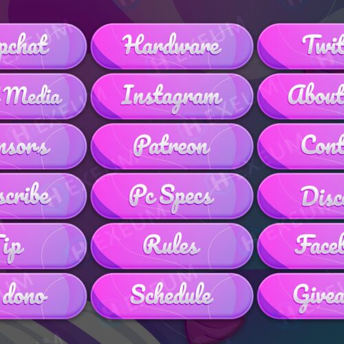 Cute Twitch Panels