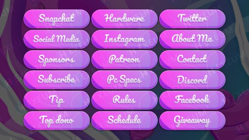 Cute Twitch Panels