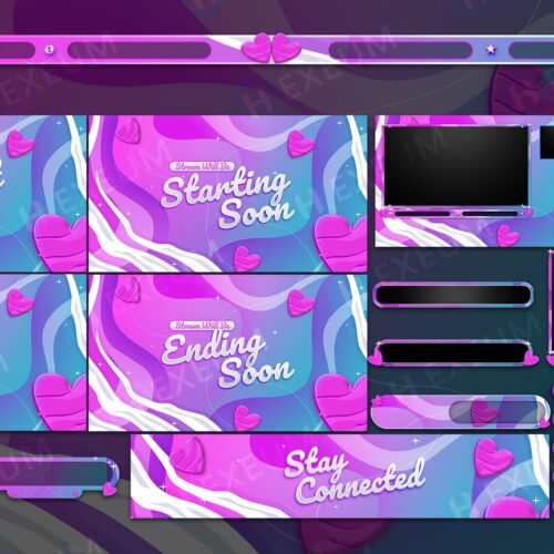 Cute Animated Twitch Package