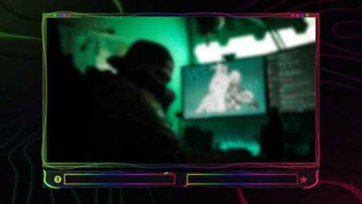 Neon Webcam Overlay