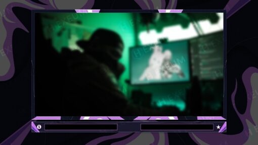 Purple Webcam Overlay