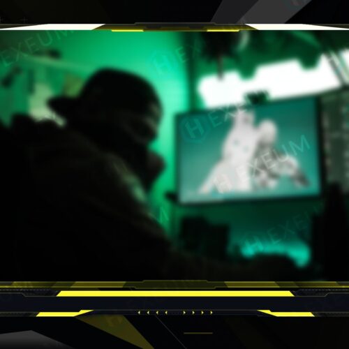 Yellow Webcam Overlay