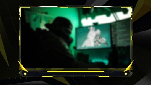 Yellow Webcam Overlay