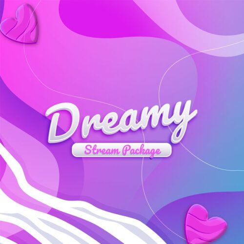 Dreamy Cute Animated Twitch Package Thumbnail