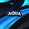 Aqua Blue Animated Twitch Package