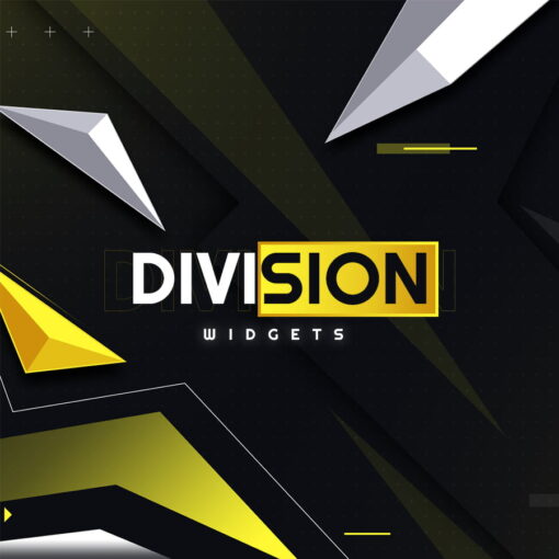 Division Yellow Streamlabs Widgets