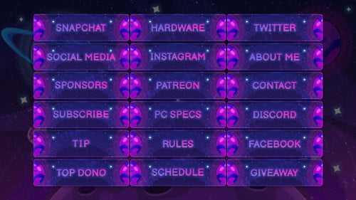 Space Twitch Panels