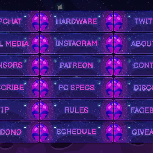 Space Twitch Panels