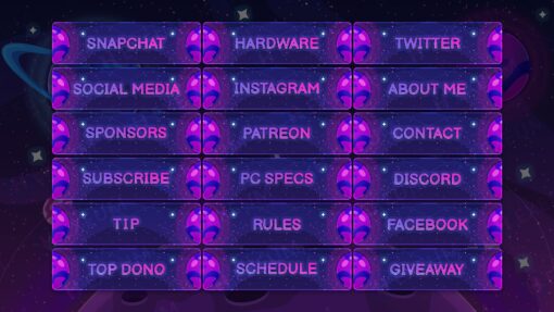 Space Twitch Panels