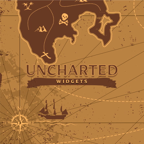Uncharted Pirate Map Streamlabs Widgets