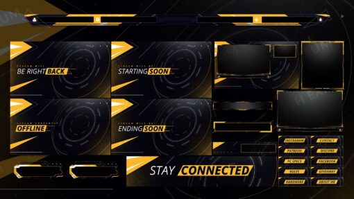 csgo twitch overlay package stream layout