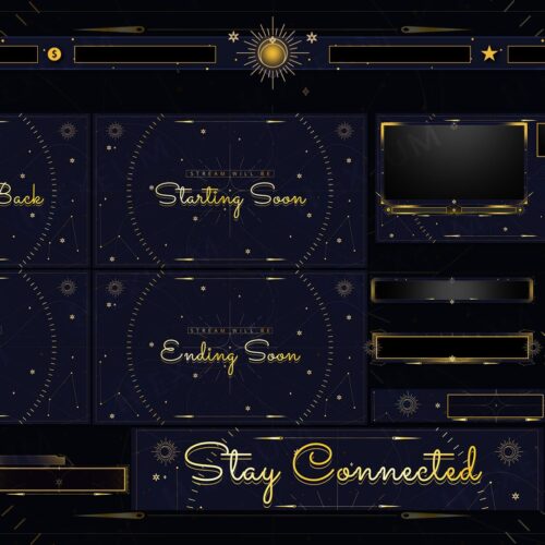 Celestial Animated Twitch Overlay