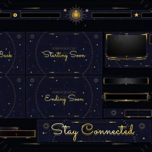 Celestial Animated Twitch Overlay