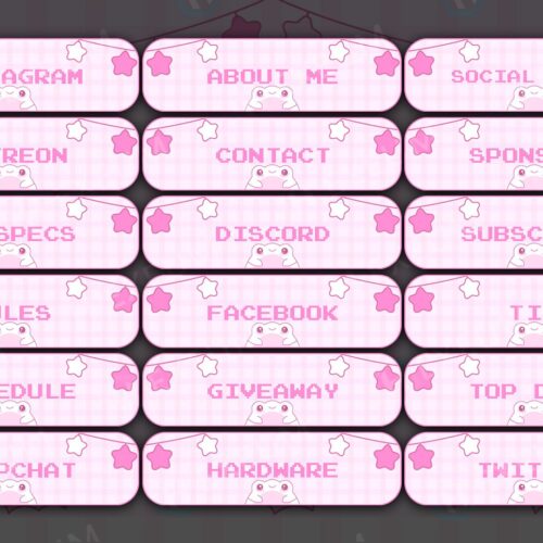 Cute Twitch Panels