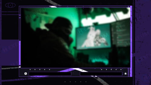 Purple Webcam Overlay