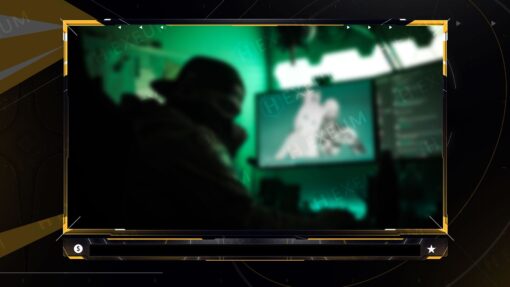 Orange Webcam Overlay