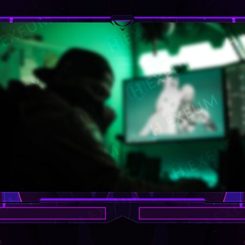 Purple Webcam Overlay